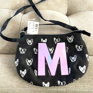 Girls ‘M’ iridescent doggy 🐶 purse